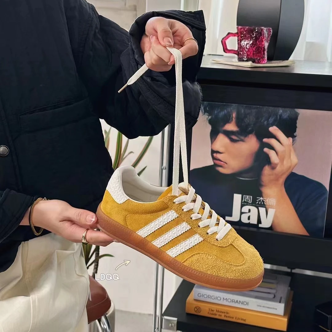 鞋子女款爆款2025新款百搭小众鞋子厚底阿甘鞋休闲德训运动鞋舒适