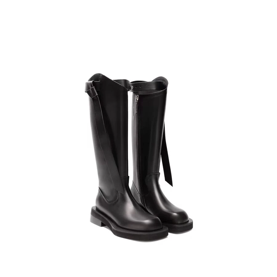 RAQXZ11368长筒靴2024秋冬新款复古骑士女靴