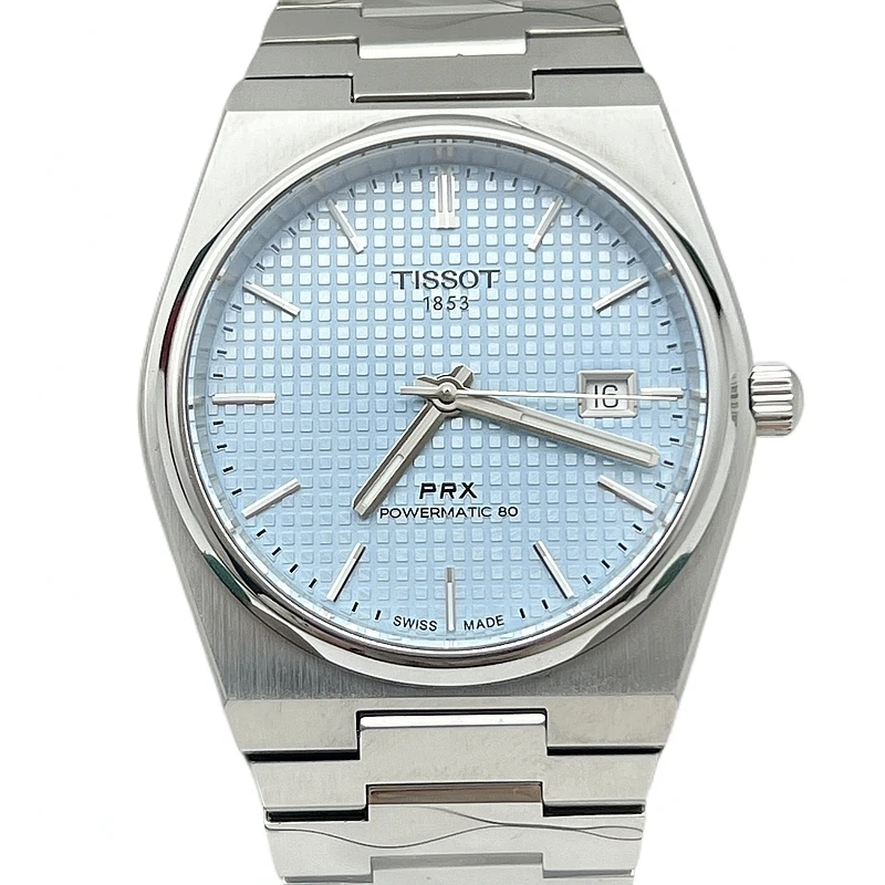 99新 Tissot/天梭 PRX/臻耀/男士机械表天蓝/T137/公价5800/40MM