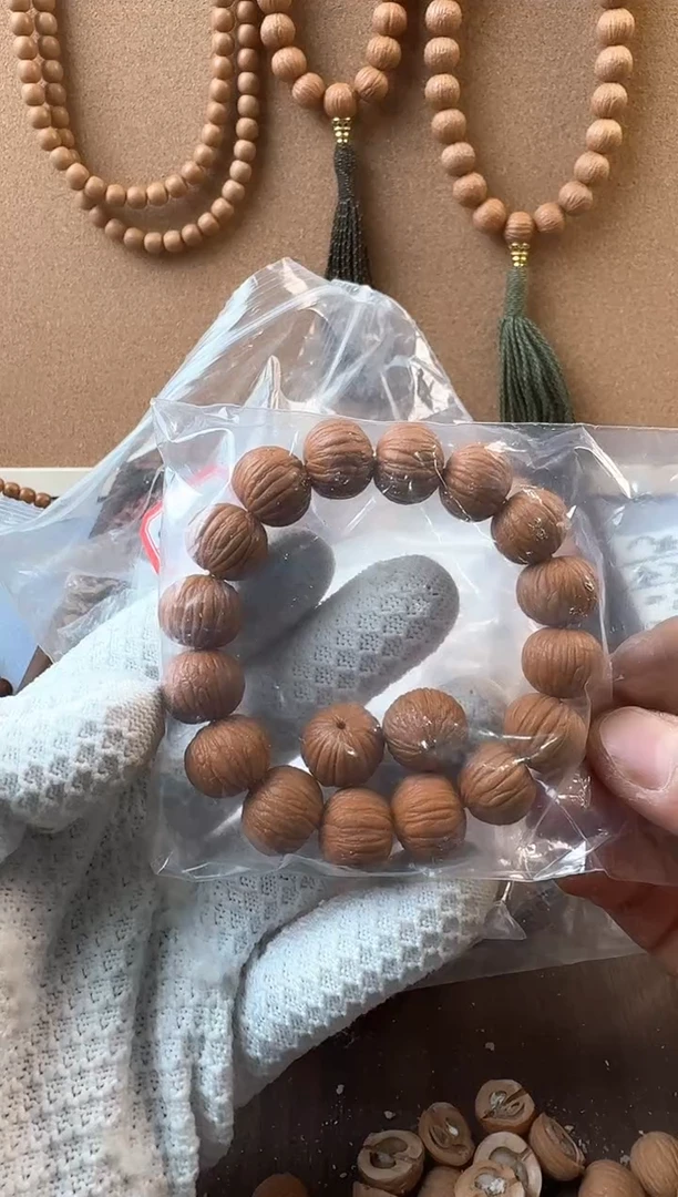 文玩核桃手串胖子猴头【三维同尺土豪16大+】1