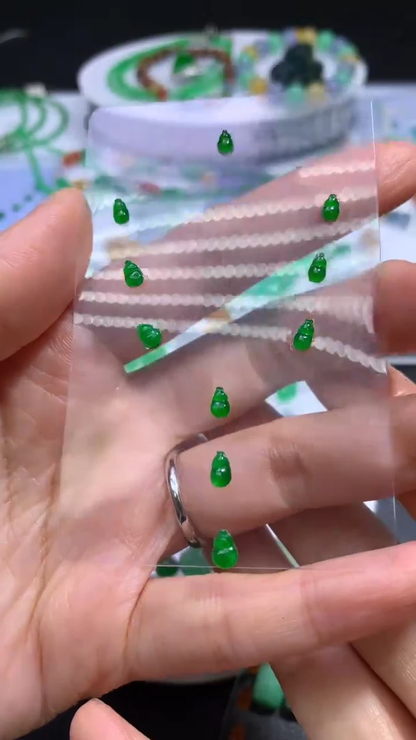 未镶嵌定制翡翠 葫芦一套2