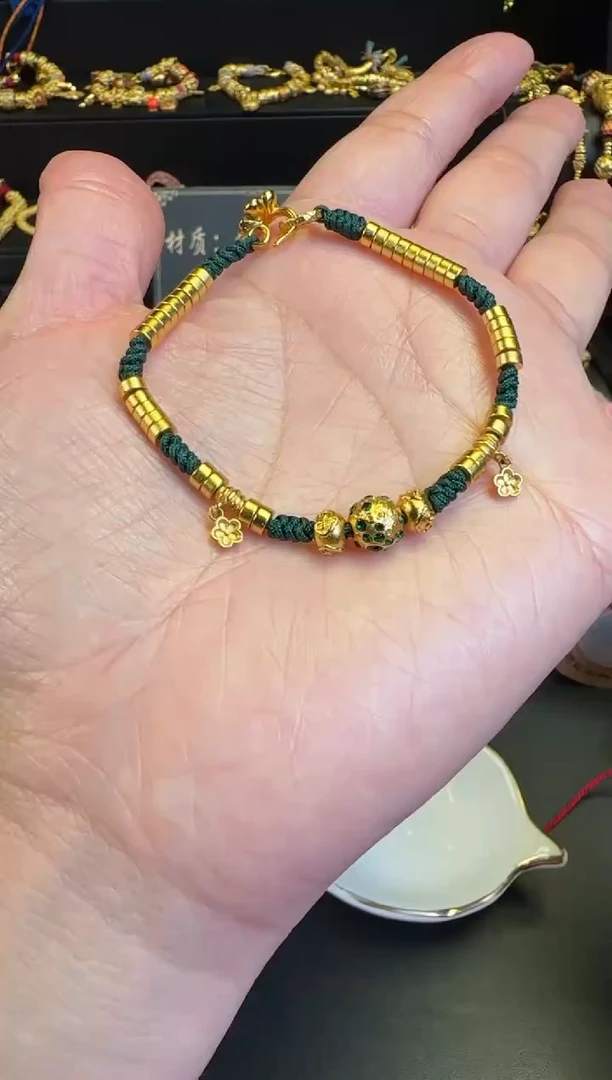 纯手工制作手搓棉手链