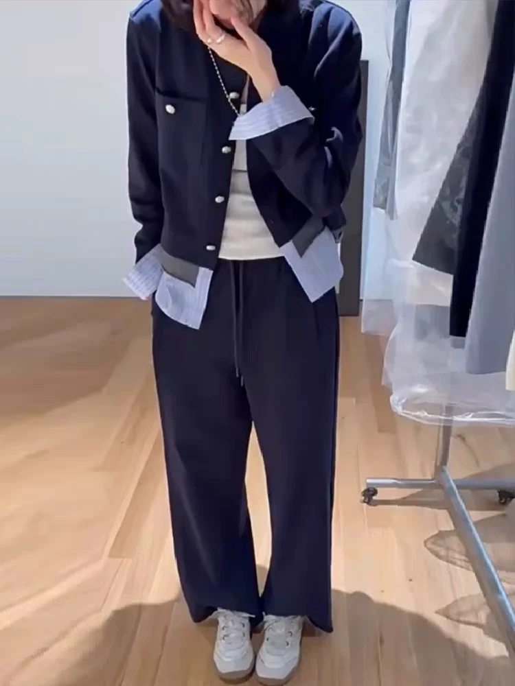 9558女士宽松休闲显瘦2025年新款时尚气质百搭减龄女套装