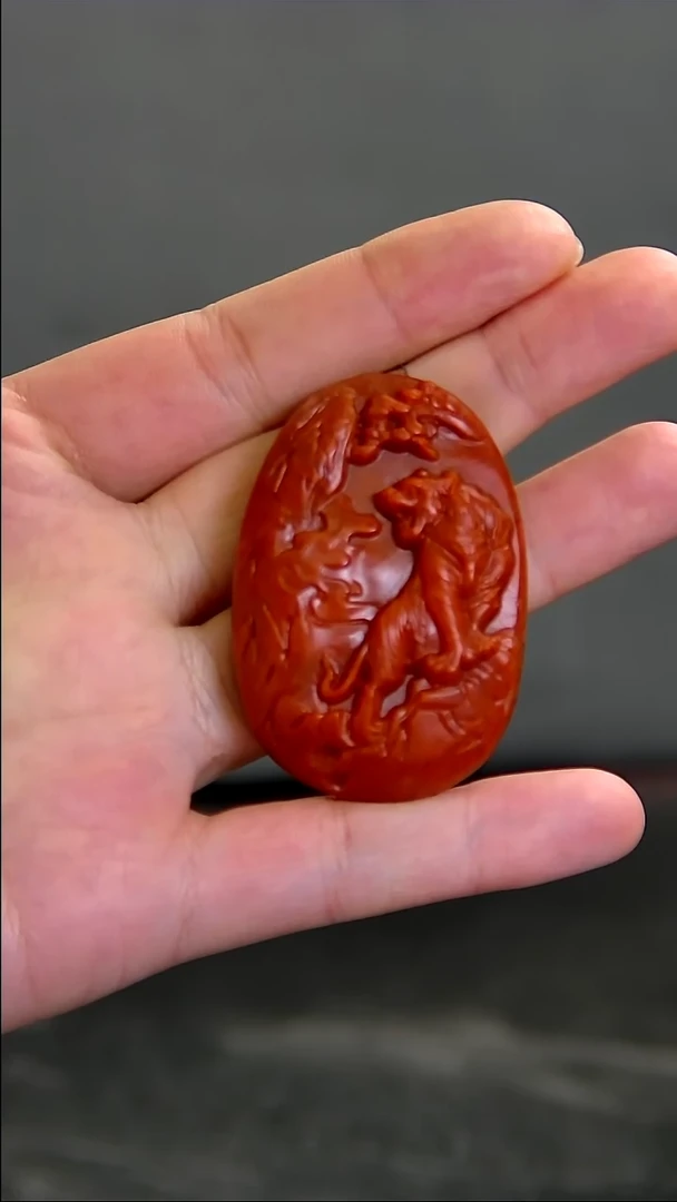 未镶嵌雕刻南红玛瑙004ZB1209产品一个