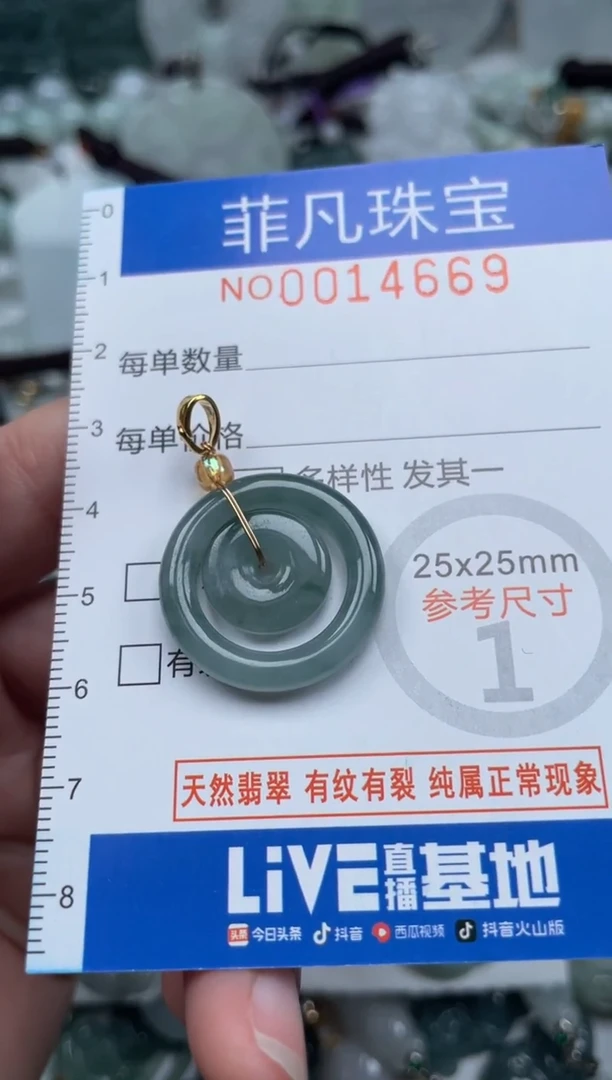 颈饰未镶嵌翡翠14669
