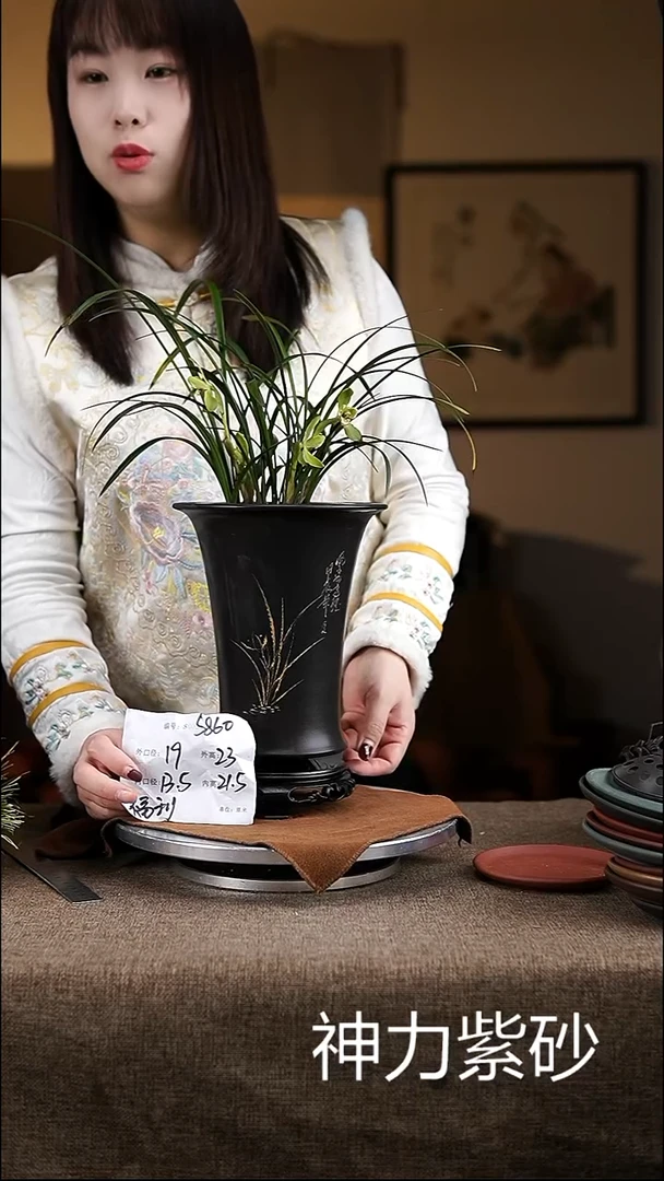 【闪购商品】紫砂花盆紫砂花盆5860