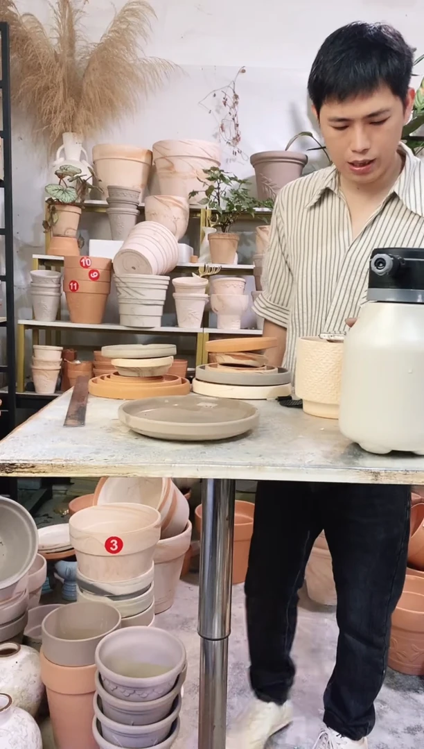 Y20灰陶托盘  2个