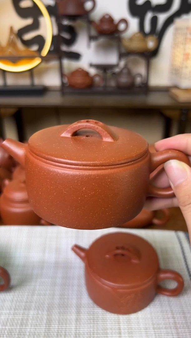 茶壶段泥红降坡一片瓦140CC-甘来兵