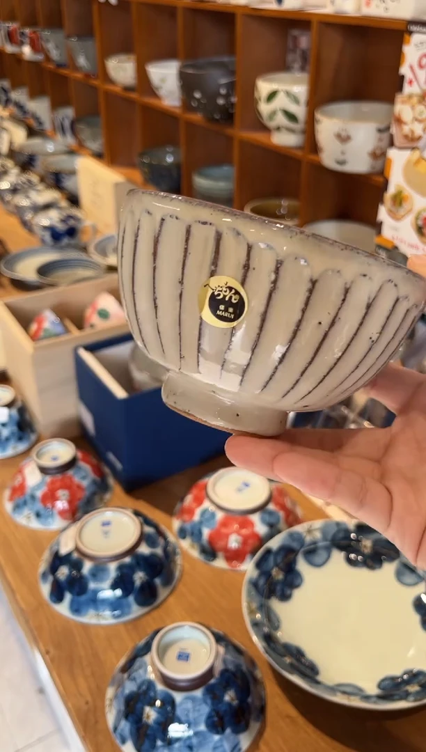 瓷片白釉粉引饭碗（大）