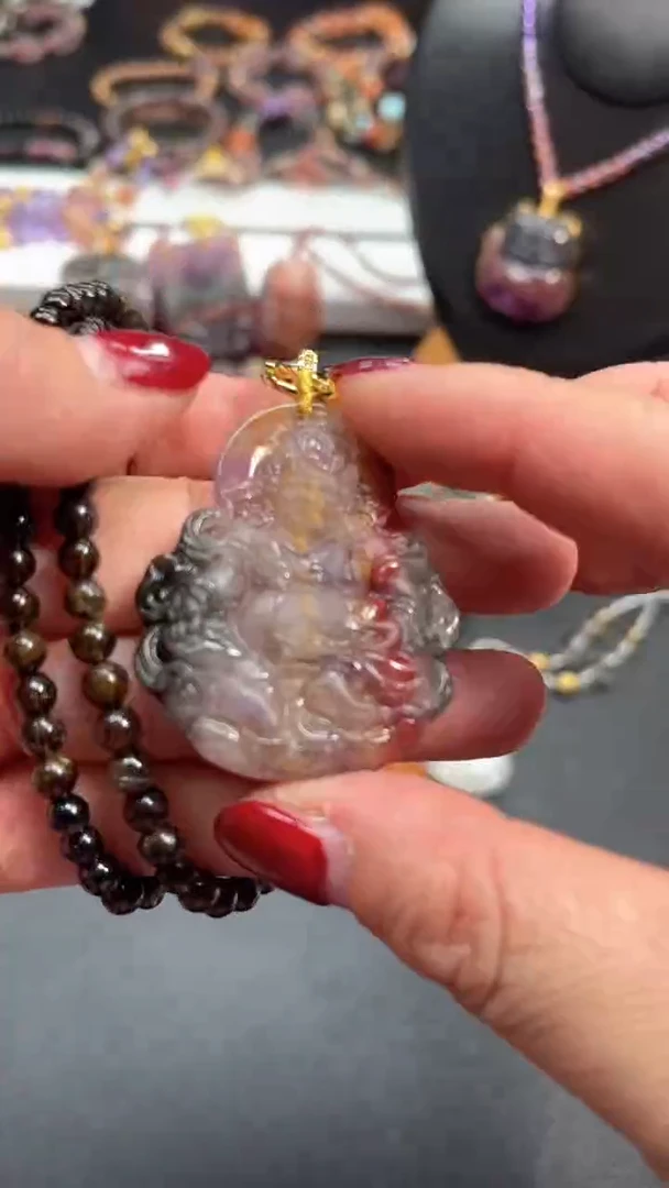 【闪购商品】水晶颈饰未镶嵌【百晶灵儿】天然水晶定制款