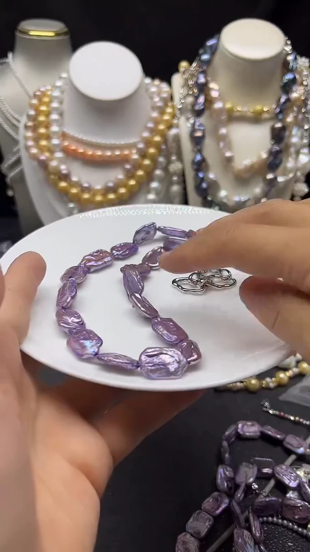 颈饰未镶嵌淡水珍珠多人