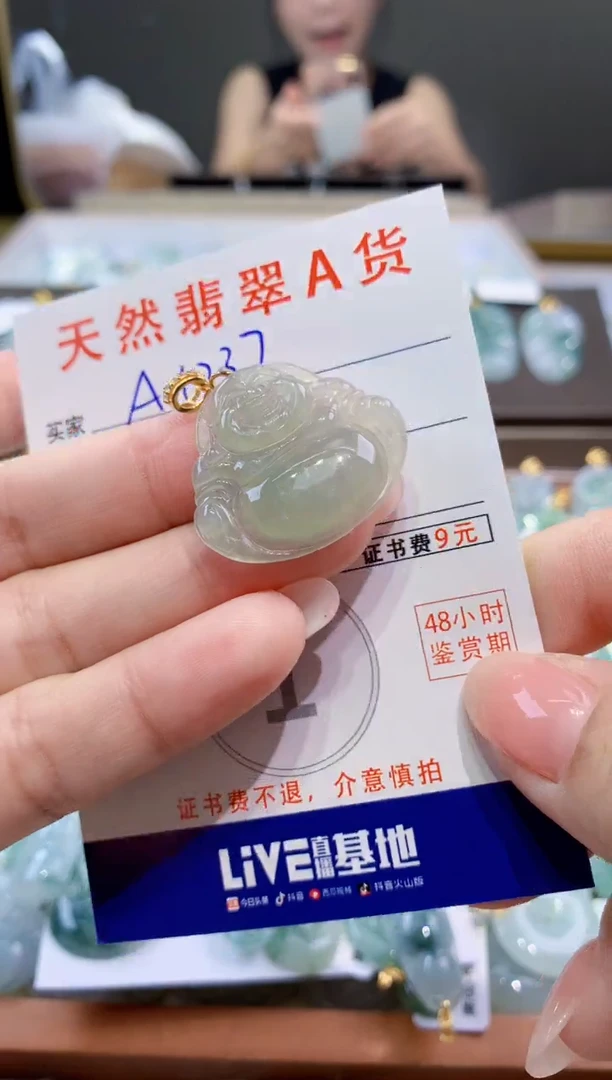 颈饰未镶嵌翡翠天然翡翠A货挂件
