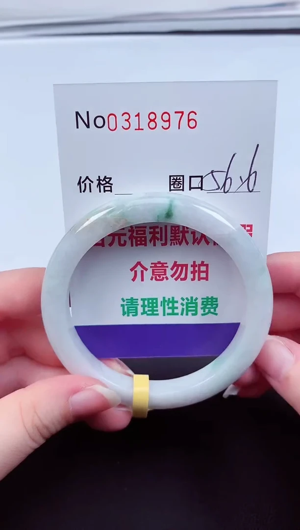 翡翠手镯未镶嵌 0318976