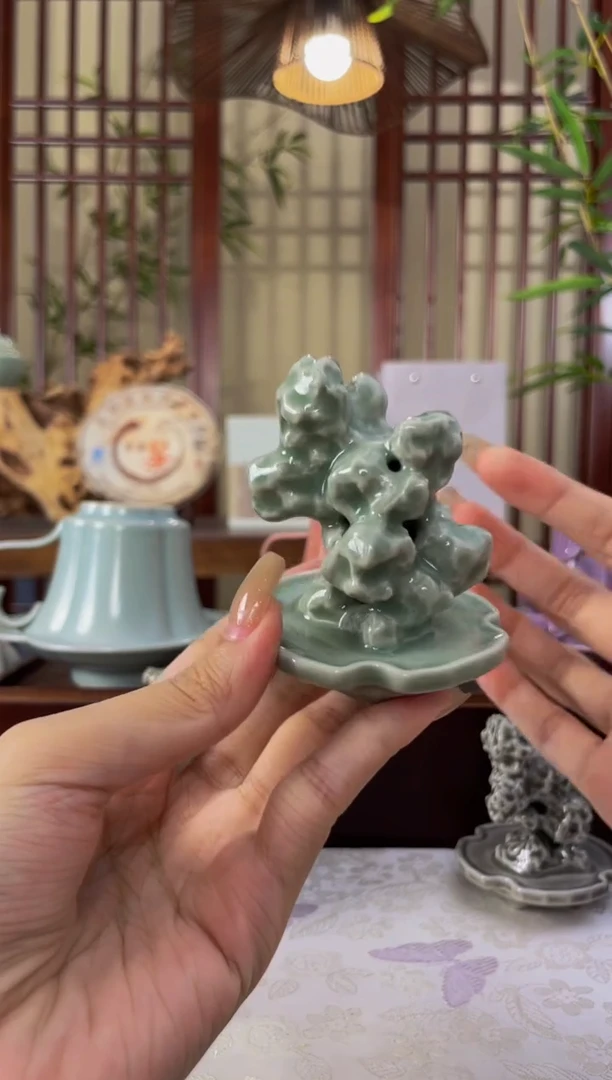 北溪堂-焦月色太湖石线香插