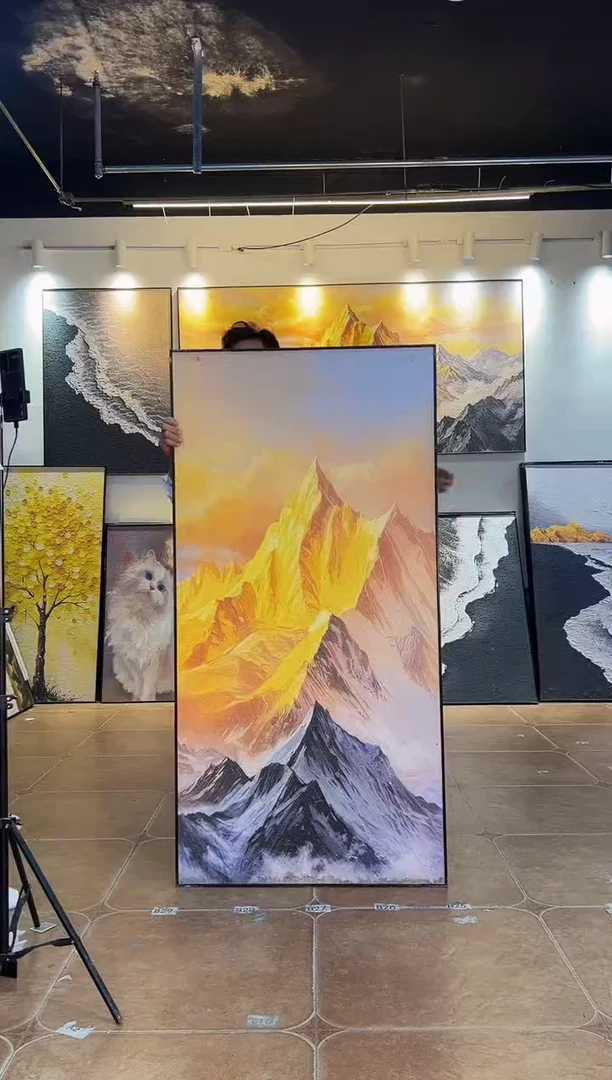 80*160 日照金山 黑框