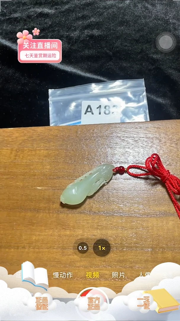 吊坠(赠链)未镶嵌和田玉182