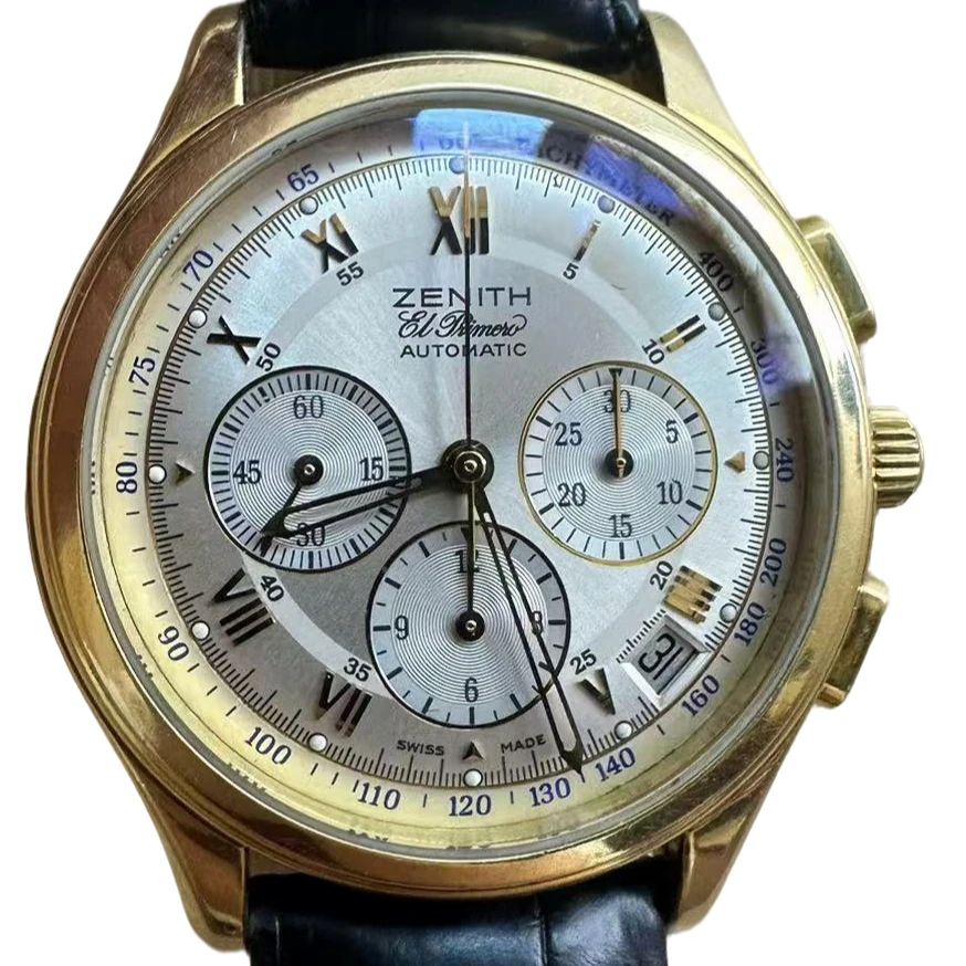 95新 Zenith/真力时 大表姐/真力时自动男表18K黄金30.0500.400