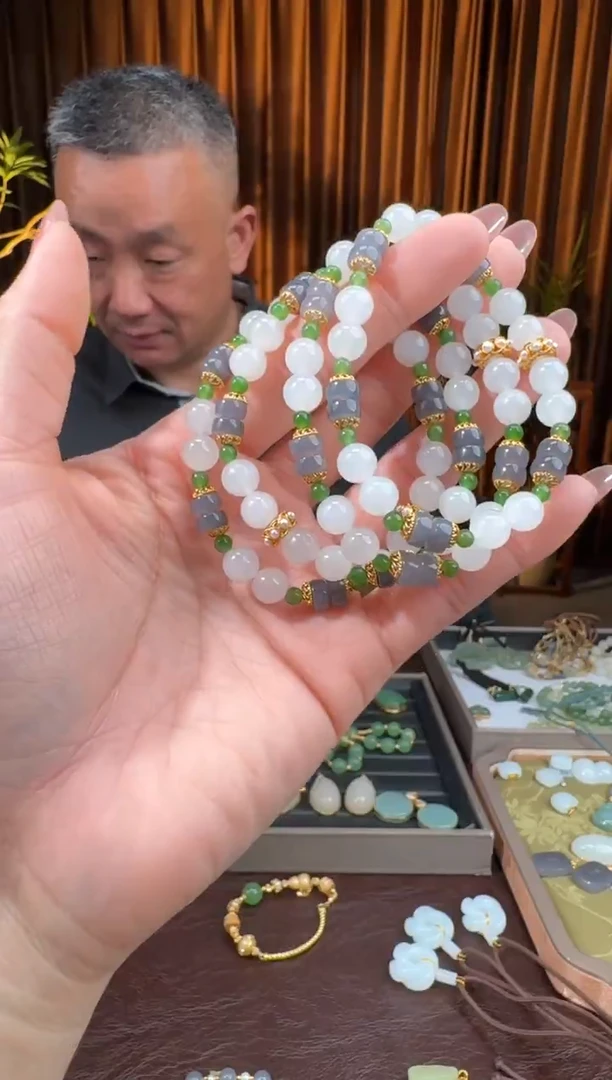 颈饰未镶嵌和田玉32恒铂11.22多样性拍一发一