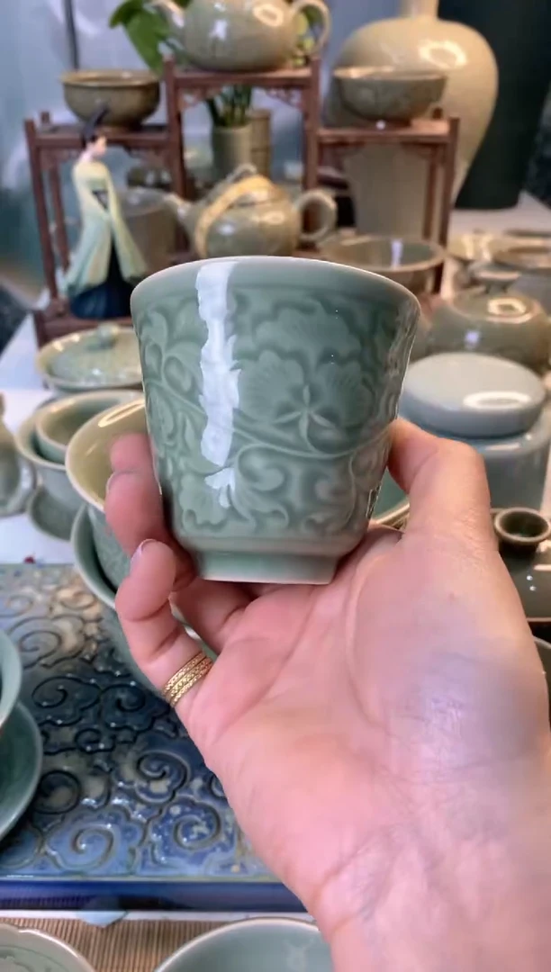 耀州窑瑕疵处理 隋型杯【b000028】一个