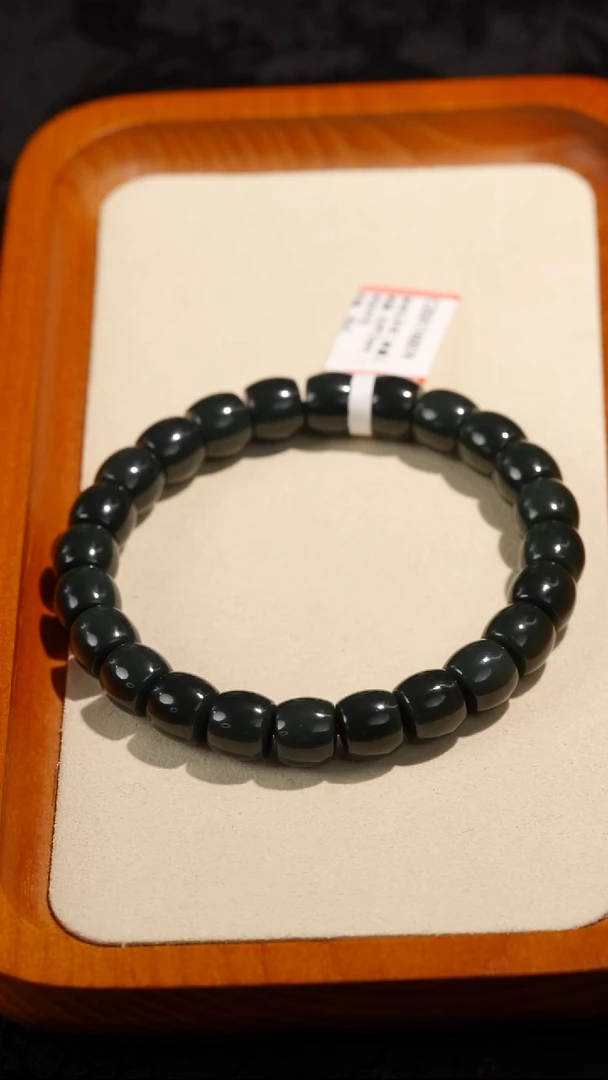 未镶嵌手串和田玉（青玉）和田玉塔县叶城青玉