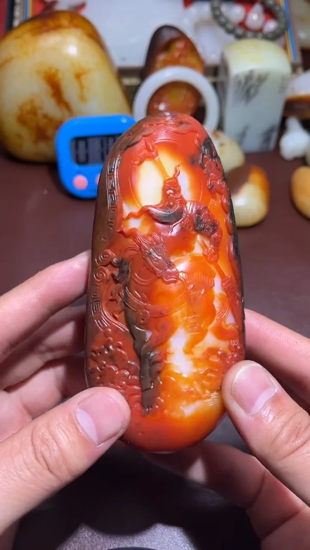 未镶嵌和田玉把件坐****…和田玉