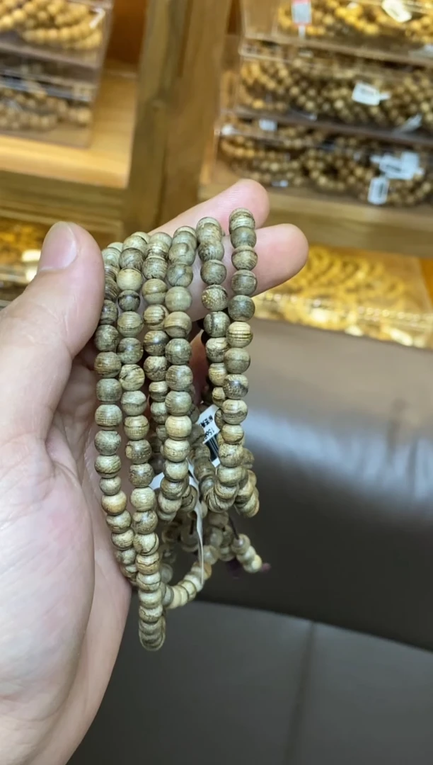 沉香手串达拉干圆珠长串0.6多样性发其一