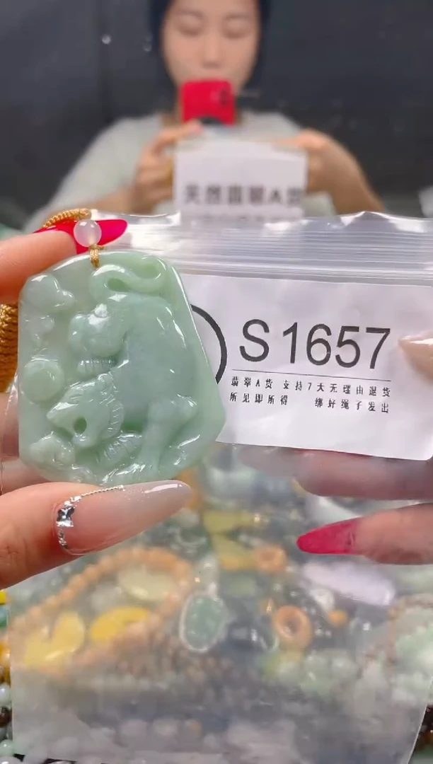 【闪购商品】翡翠颈饰未镶嵌/S/翡翠A货一图一物