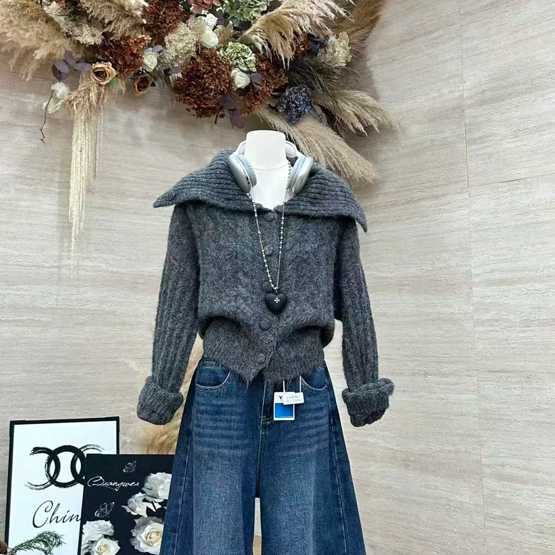 【秋日私语】温柔慵懒风软糯显瘦气质毛衣-804