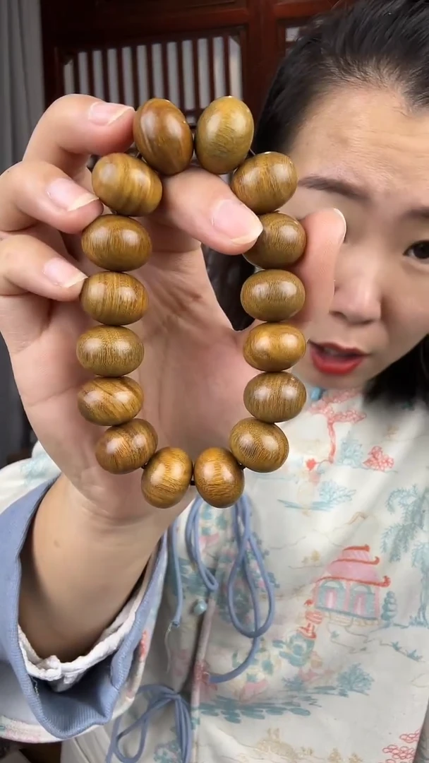 维腊木（绿檀）阿根廷绿檀卡1.8算盘珠手串