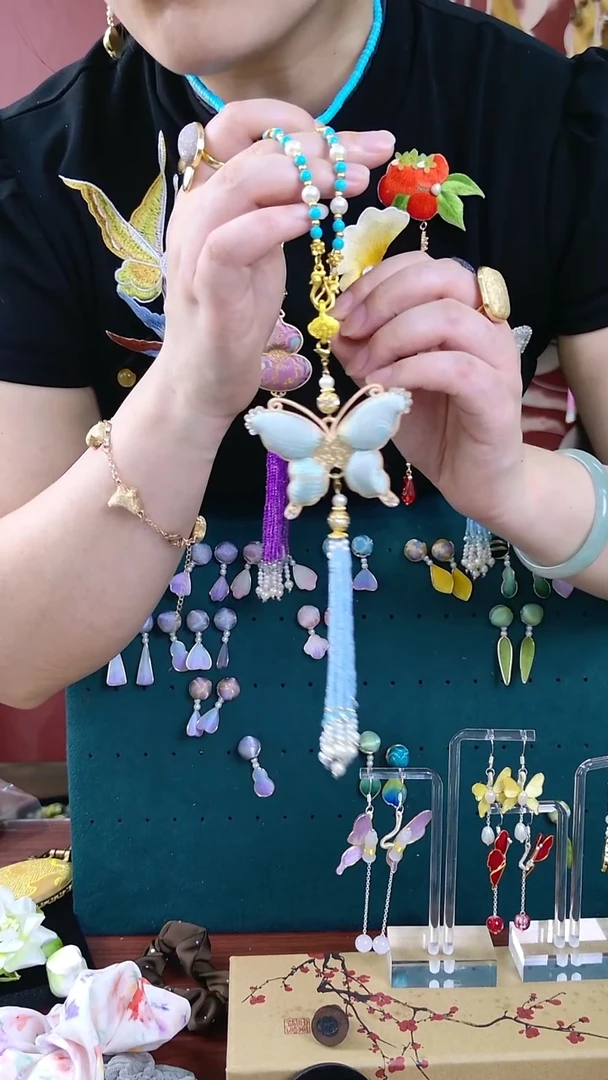刺绣非遗绒花002