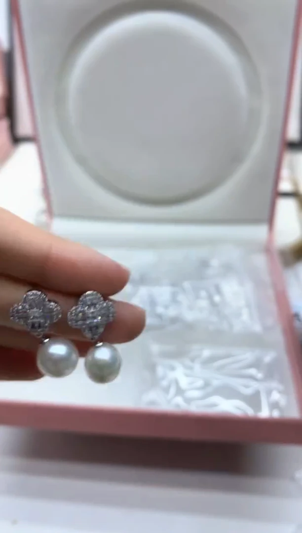 未镶嵌耳饰淡水珍珠多样性发其一