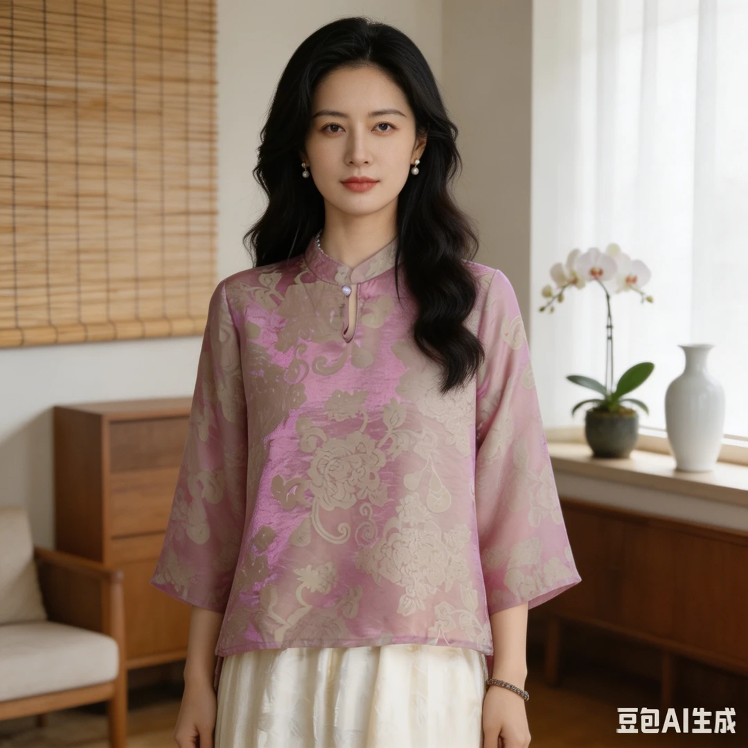3915-30(金粉世家)新款夏季女式休闲百搭小衬衫