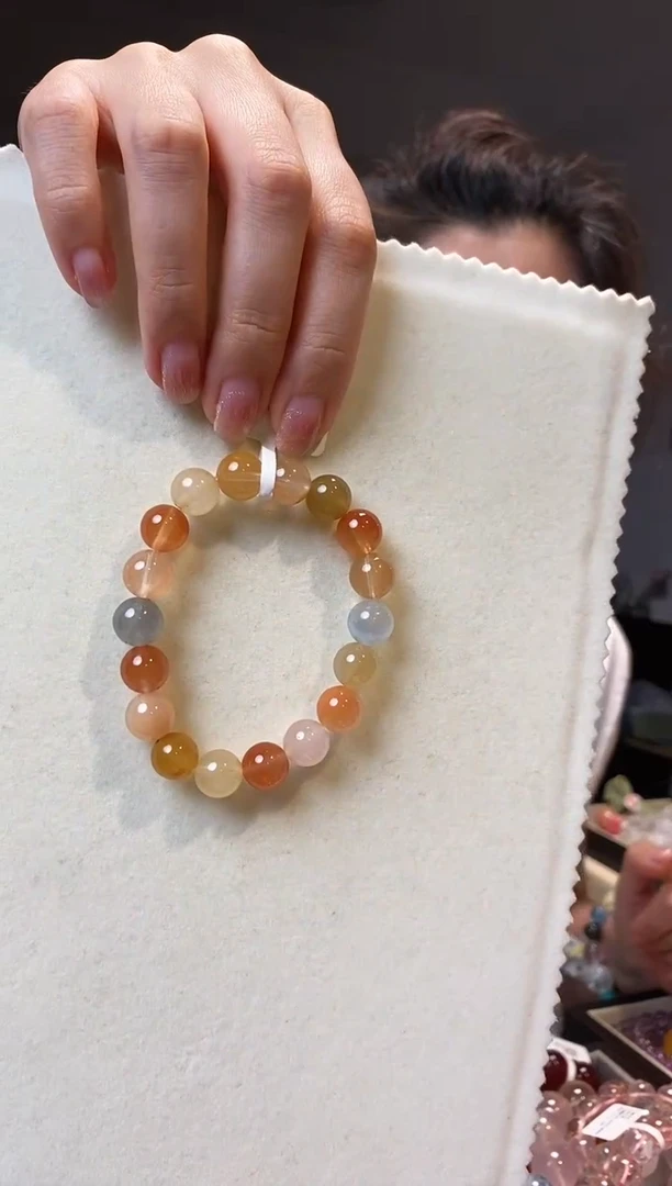 水晶手链未镶嵌赫*彩兔毛10.3mm