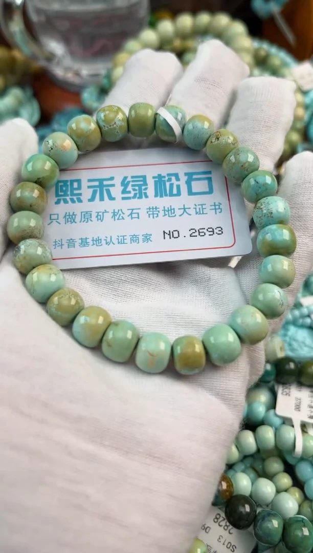 未镶嵌绿松石松石2693