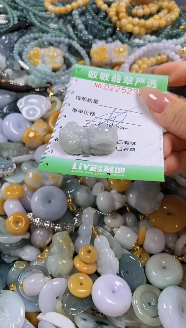 翡翠未镶嵌颈饰闪购0225298多样性发其一