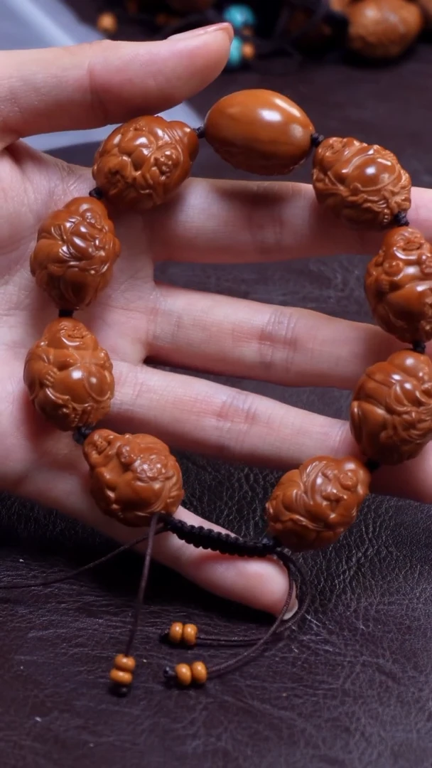 橄榄核手串/手链童子弥勒