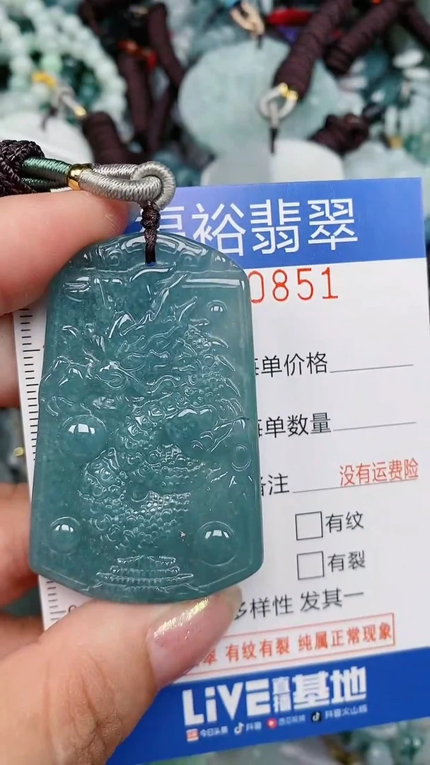 翡翠未镶嵌颈饰...0000851