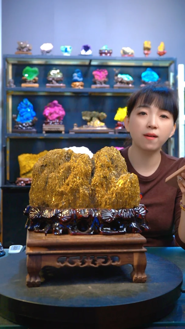 石材精品矿物晶体摆件