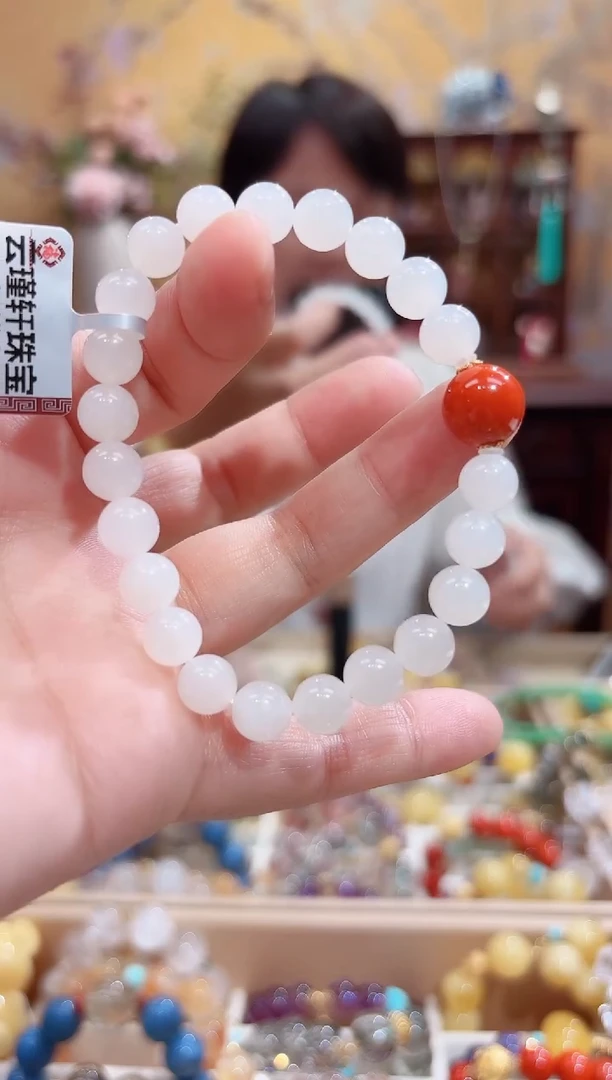 未镶嵌手串和田玉设计款珠串