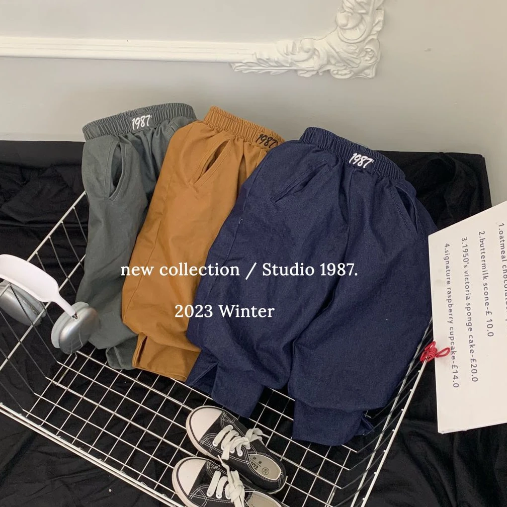 18231高端专享冬季加绒休闲长裤灰色