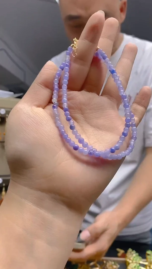 【闪购商品】翡翠耳饰合金0428翡翠锁骨链