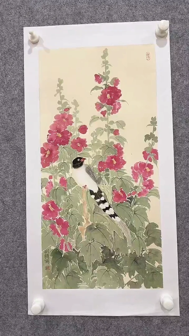 国画邹训精-2平尺-国画作品-yz