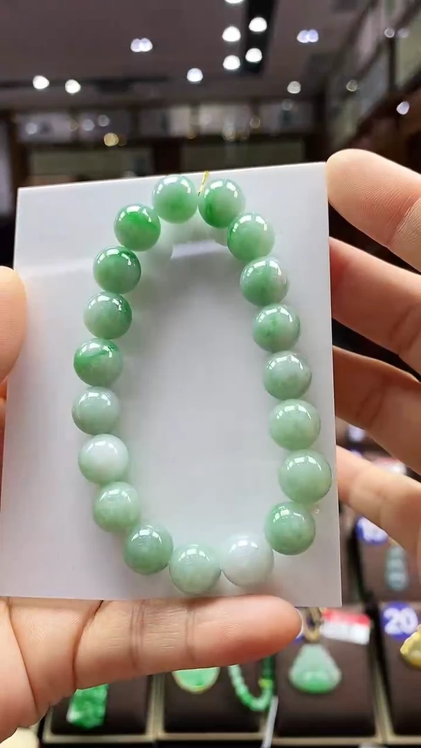 未镶嵌手串翡翠10mm手串