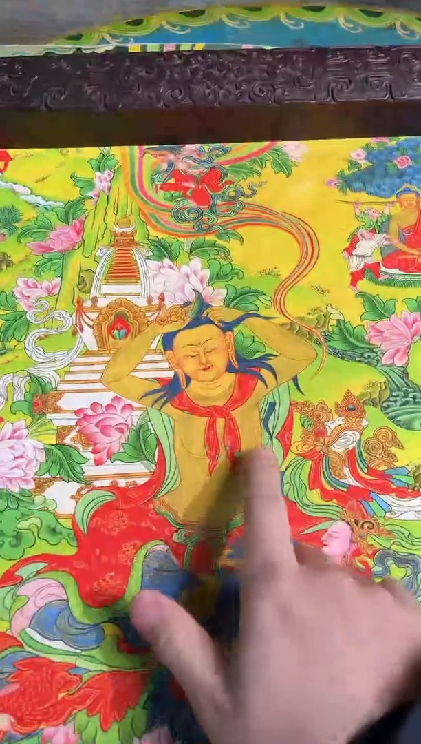 卷轴画路路的唐卡tk160