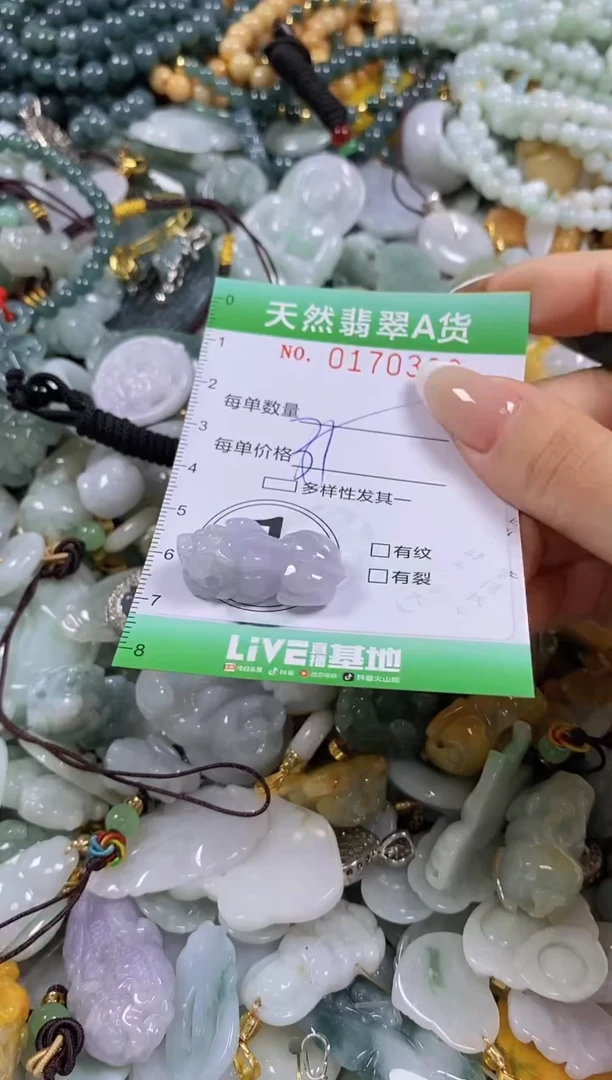 翡翠未镶嵌颈饰闪购0170386