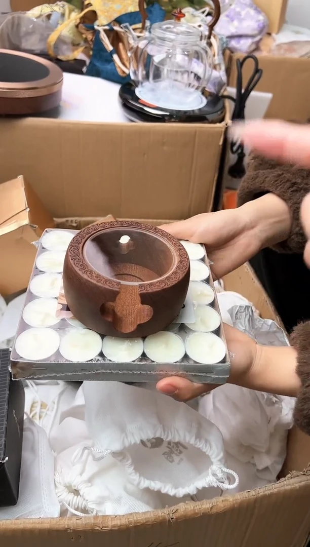 禾墨温茶器送50个茶蜡