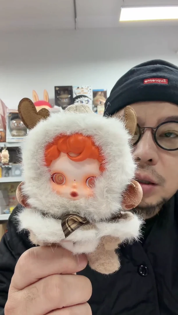 静态1sp白色毛绒一个