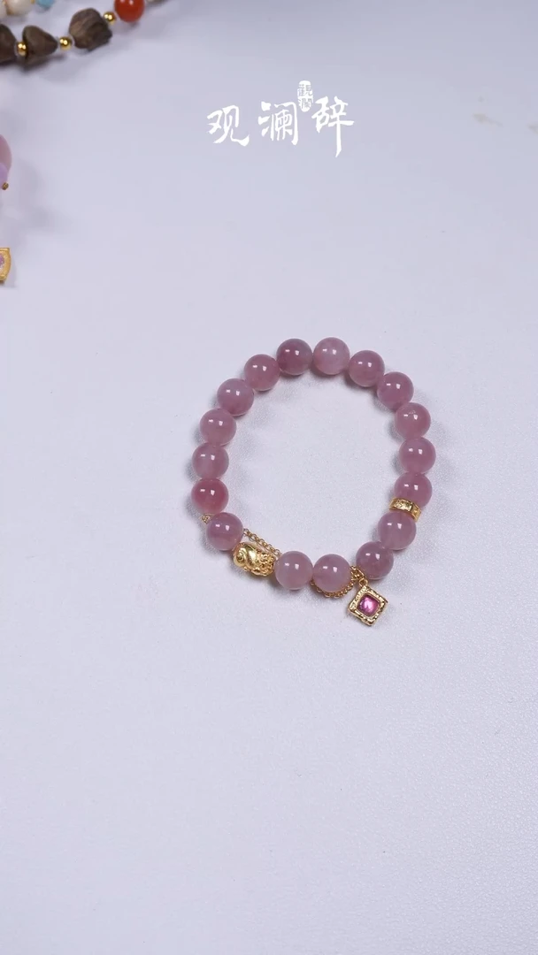 【闪购商品】水晶碧玺等银S925镶嵌手链