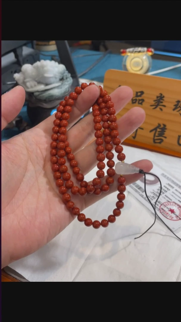 未镶嵌定制南红玛瑙14005号6.5mm