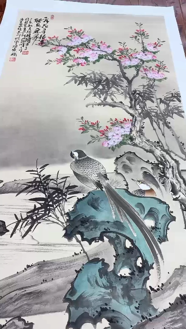 书法钱***生孙桂国老师作品，带合影证书21-5